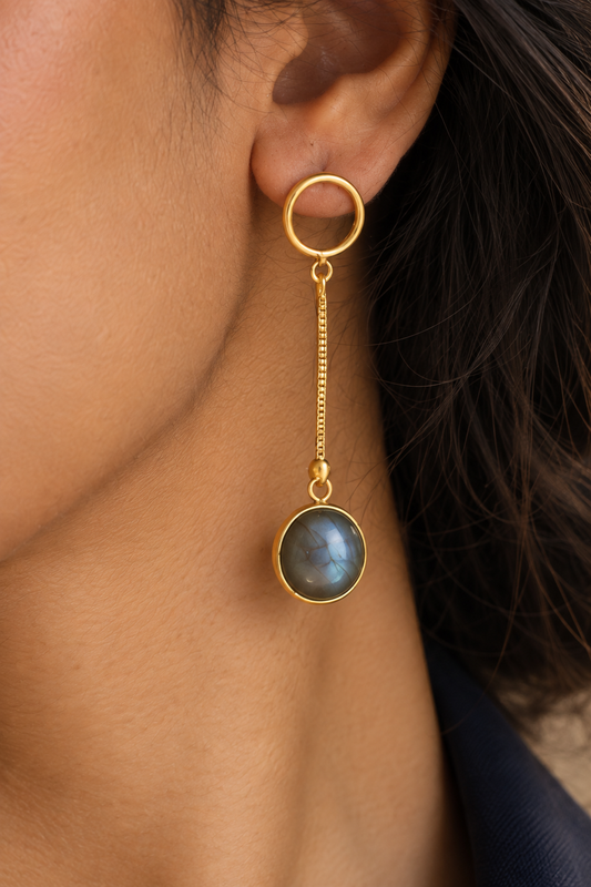 The Bali Sutra — 925 sterling silver earrings from The Aaj Edit by Neeta Boochra, Jaipur