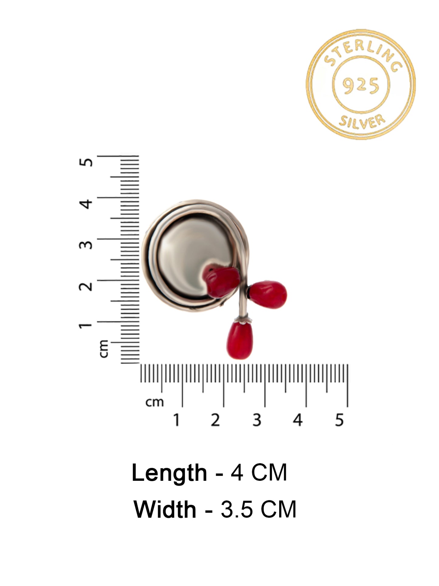 Radiant Ruby Sparkle Earrings