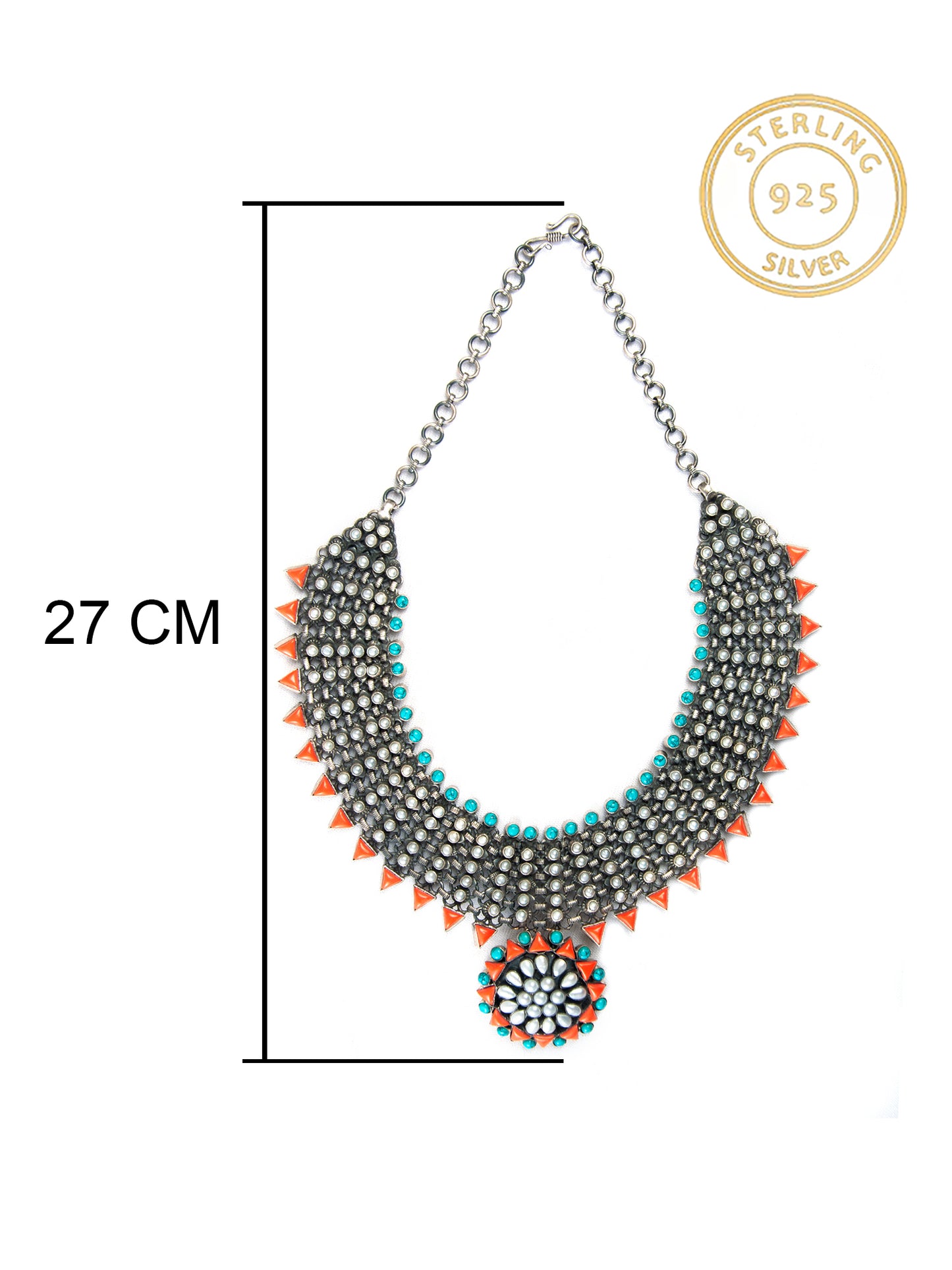 Royal Oasis Statement Gemstone Necklace