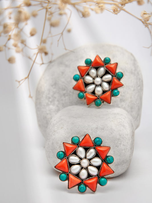Royal Oasis Gemstone Studs
