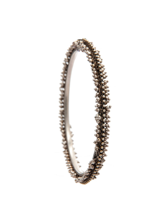 Pearl Essence: 925 Silver Fine Pearl Bangle