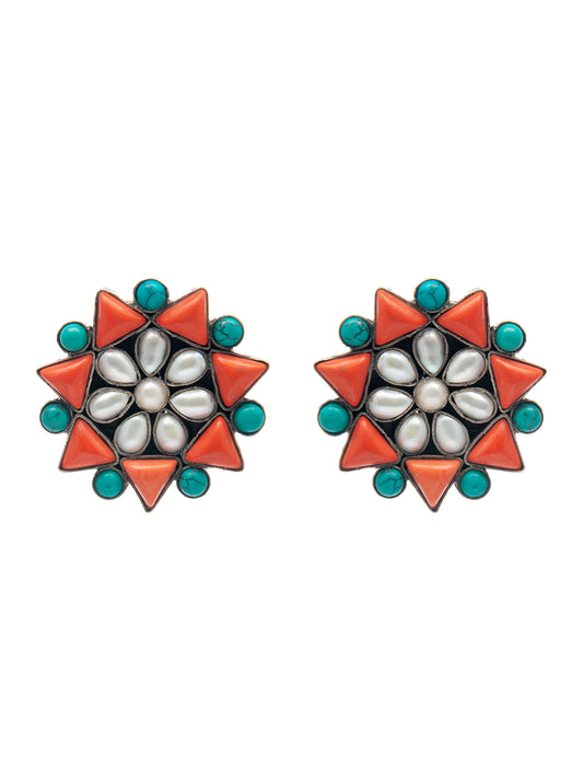 Royal Oasis Gemstone Studs