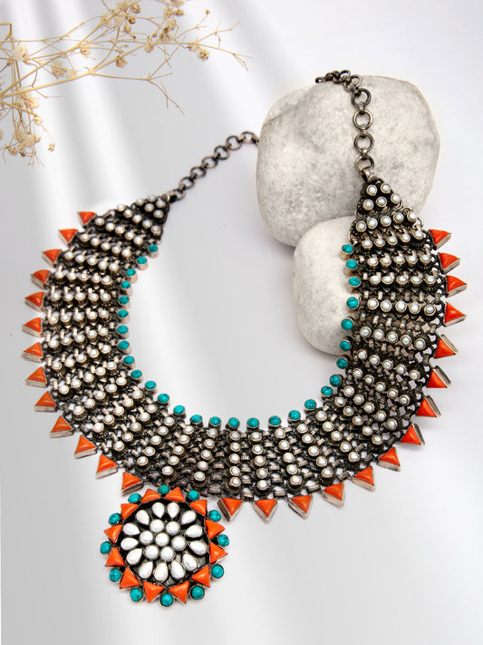 Royal Oasis Statement Gemstone Necklace