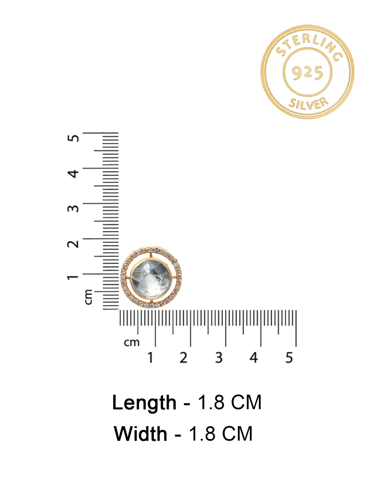 Eternal Sparkle Sterling Silver Earrings with Moissanite