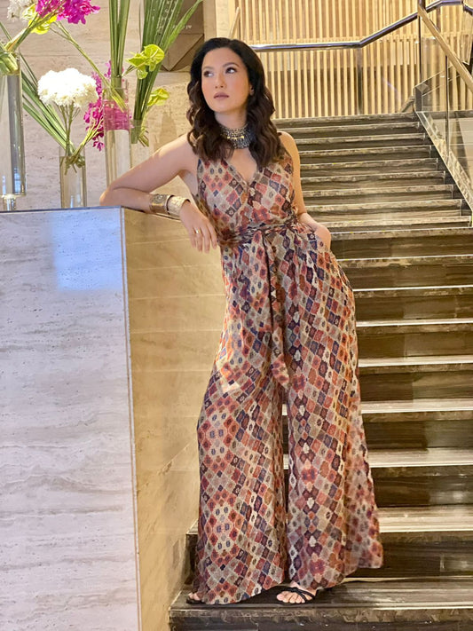 Gauahar Khan's 925 Sterling Silver Mirror Necklace