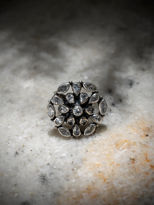 Everyday Wear Kundan Adjustable Ring