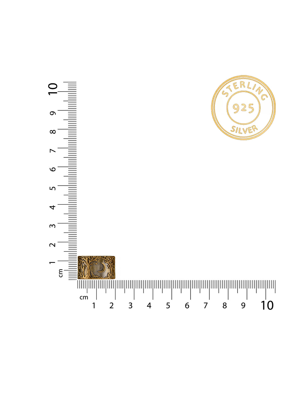 Two Toned Tree of Life Ring