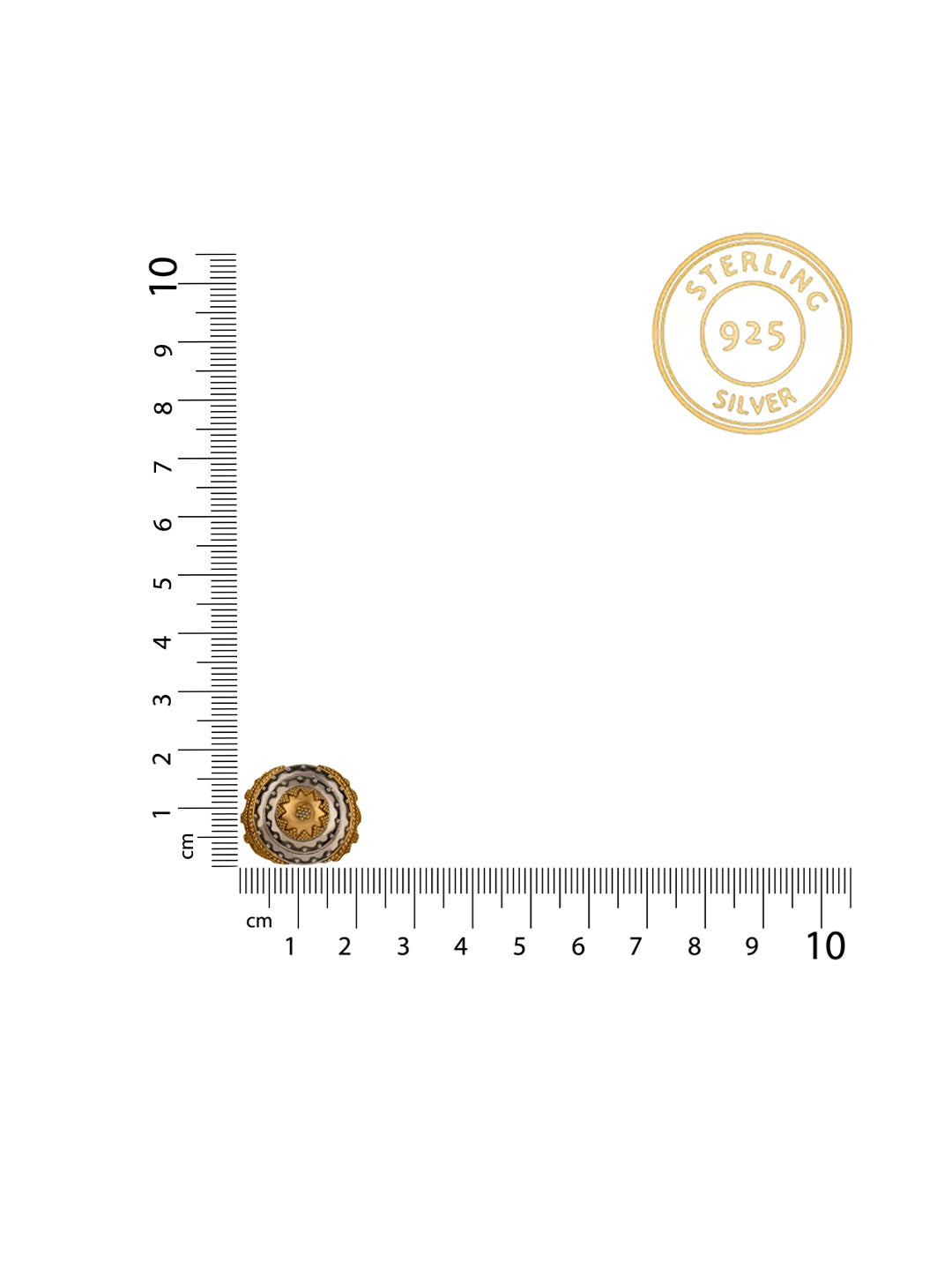 Two Toned Rawa Adjustable Ring