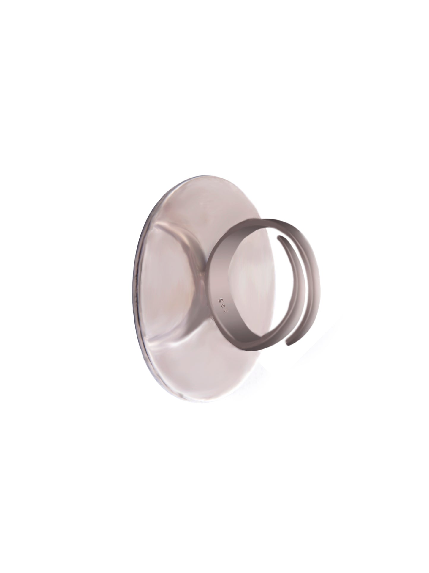 Silver Classic Design Ring