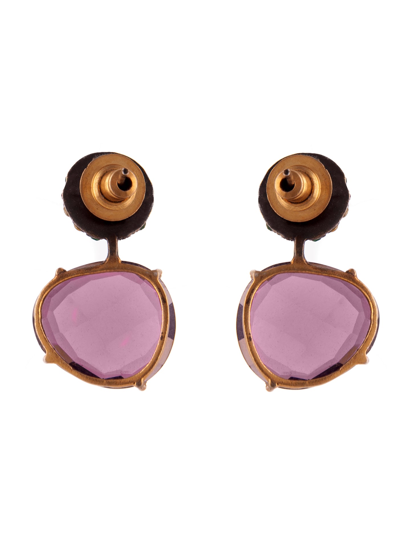 Aurora Amethyst Studs