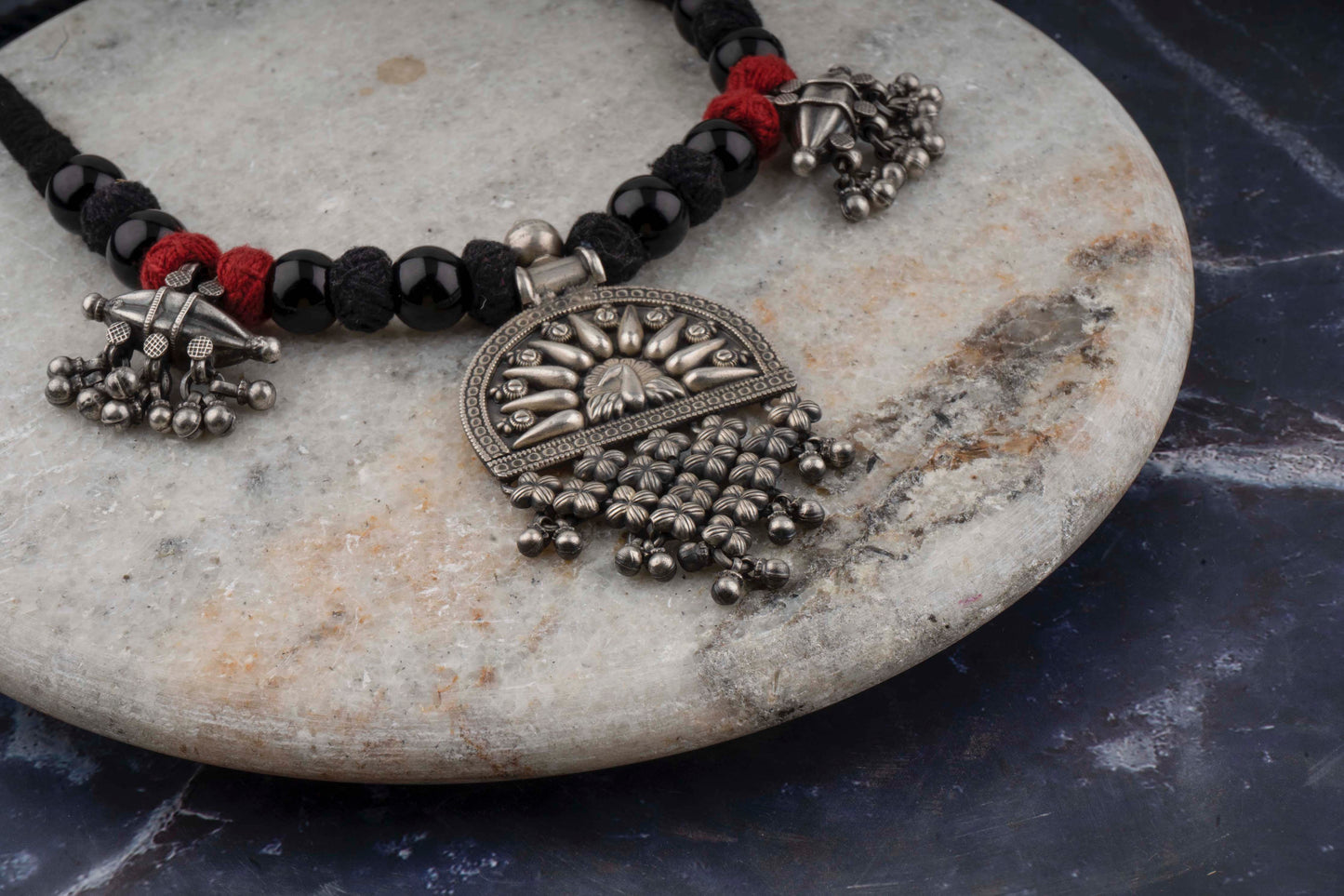 925 Sterling Silver Statement Necklace