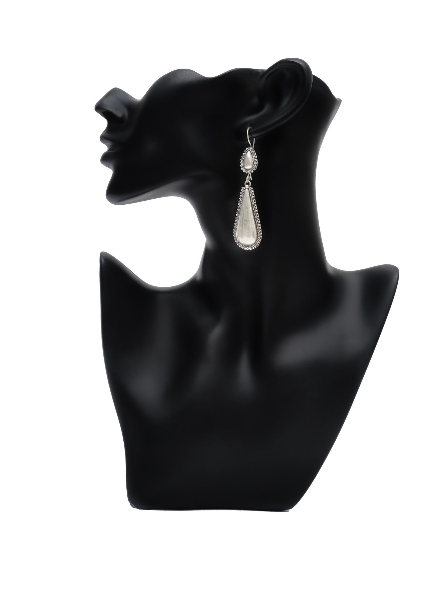 925 Silver Rawa Earrings - Neeta Boochra Jewellery