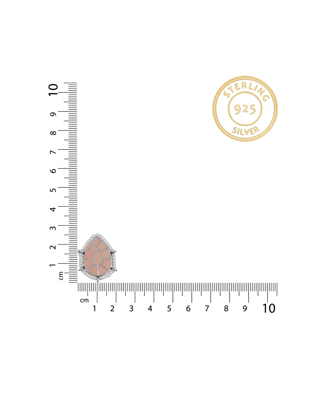 NB Signature Pink Studs with Pearl