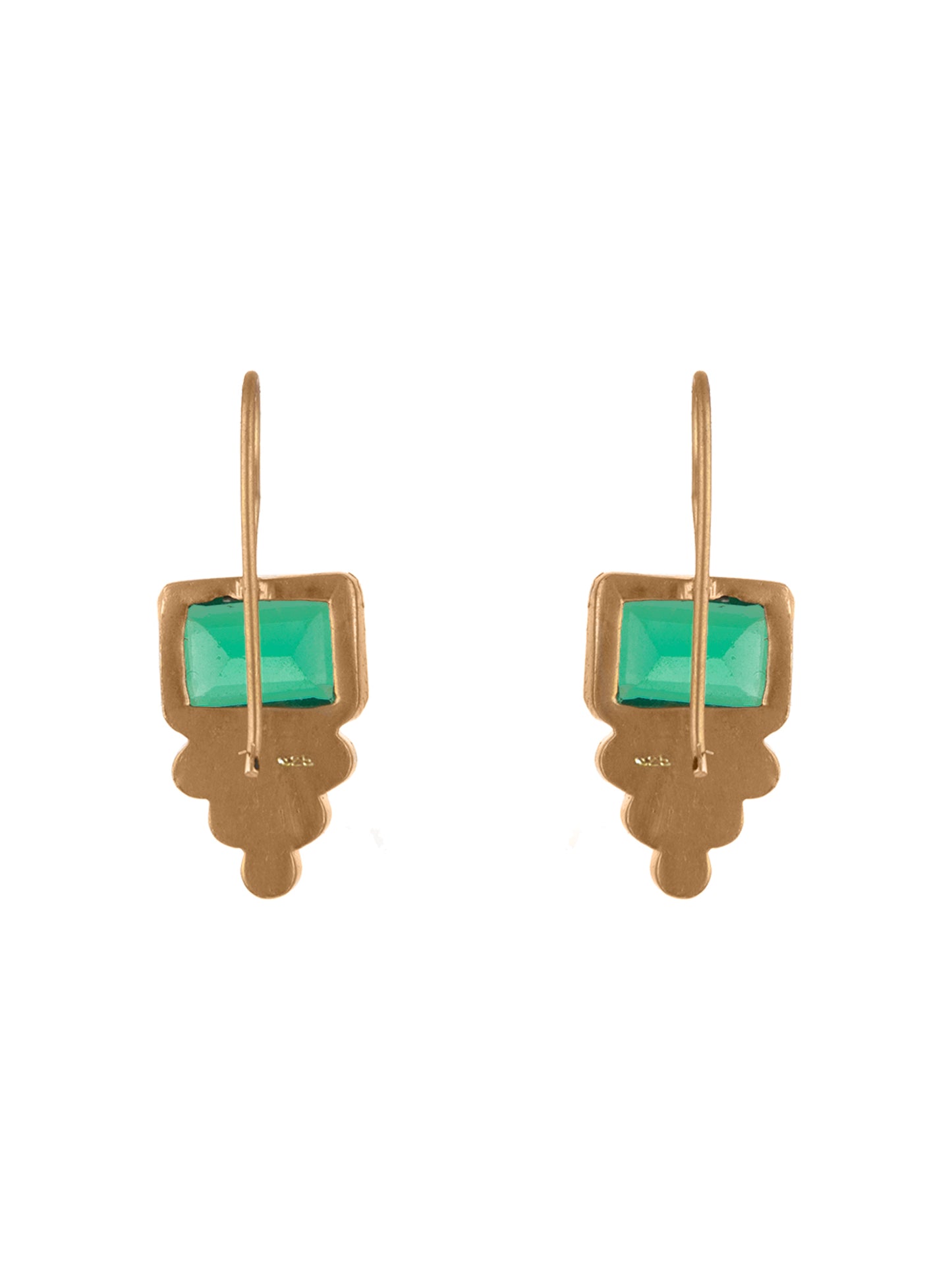 Green Glow Earrings