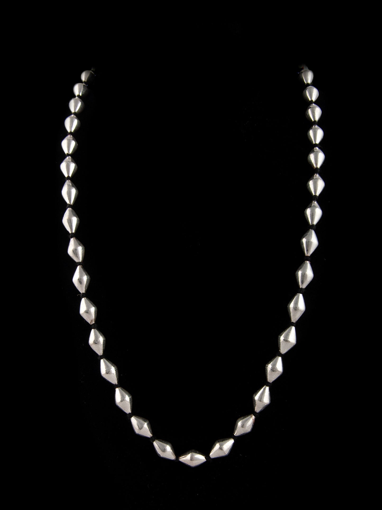 925 Sterling Silver Big Dholki Neckalce