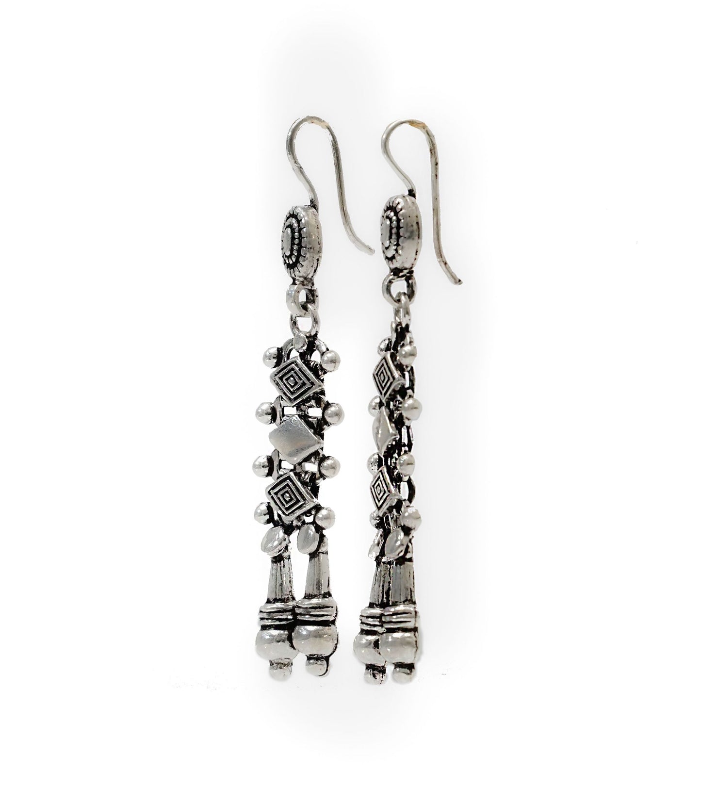 925 Silver Dangler Earrings - Neeta Boochra Jewellery
