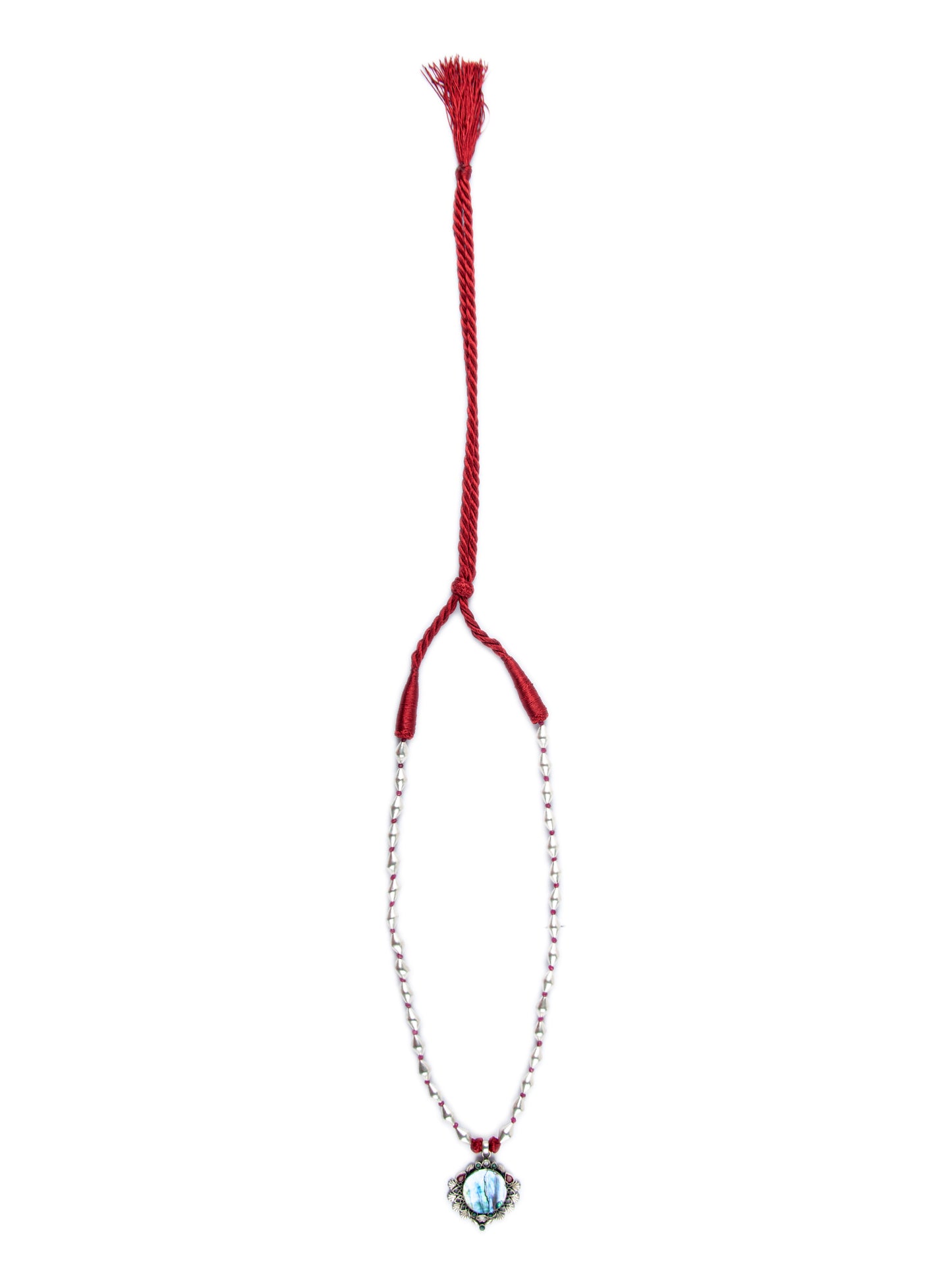 925 Sterling Silver Mother of Pearl Necklace