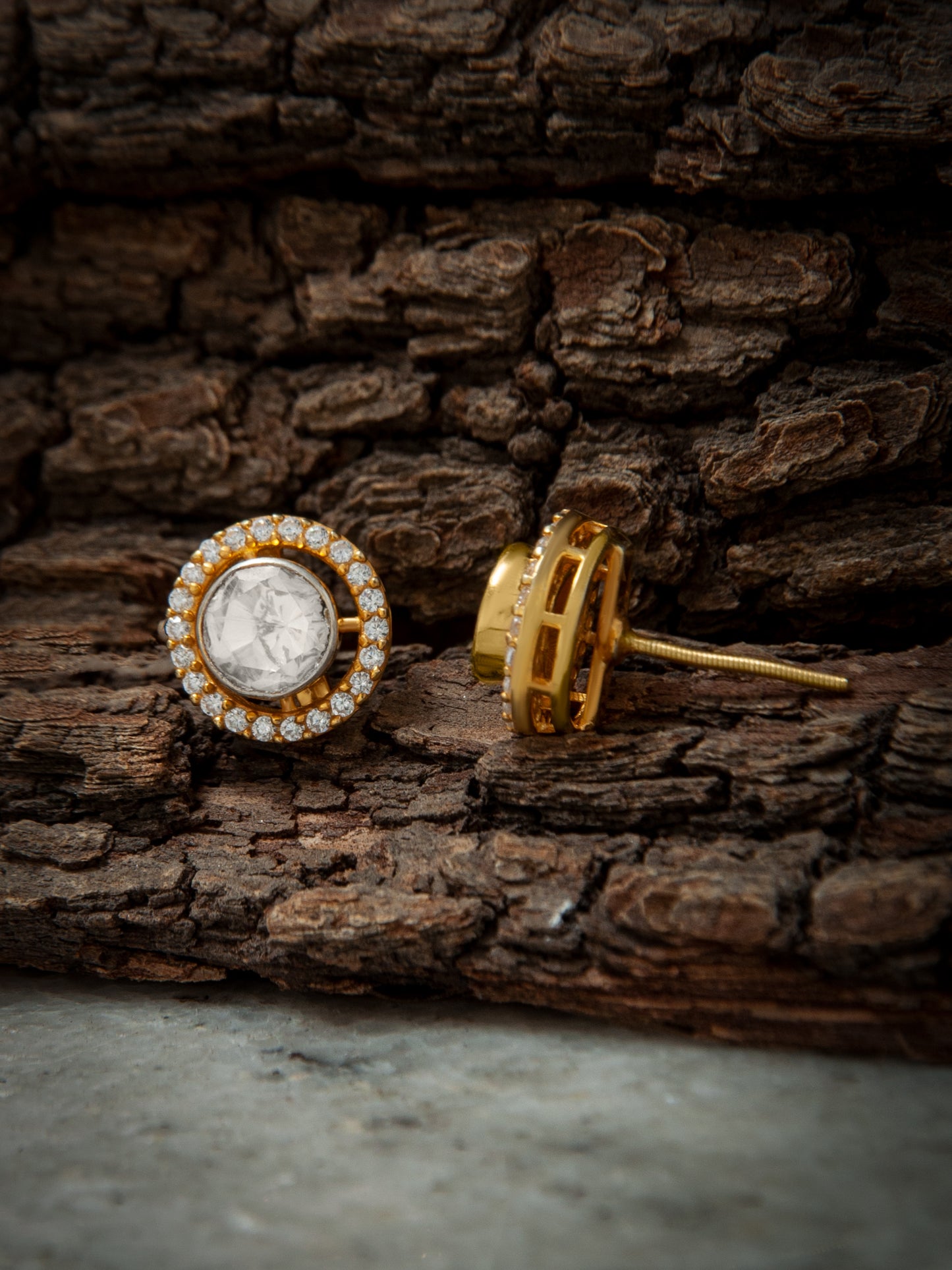 925 Sterling Silver Moissanite Stud Earrings