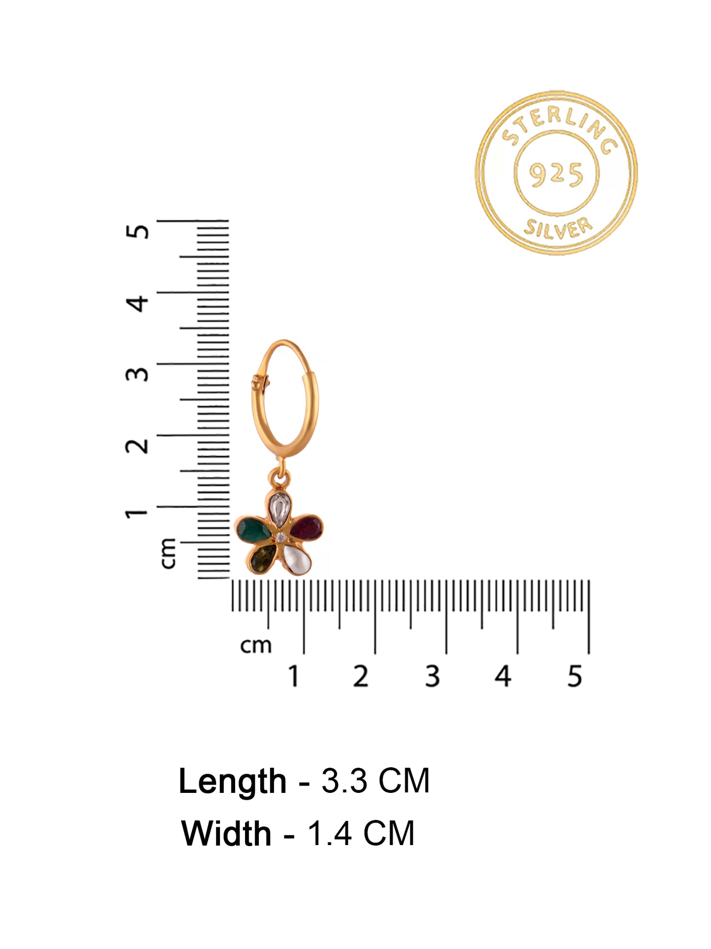 Aurora Rainbow Hoop Earrings