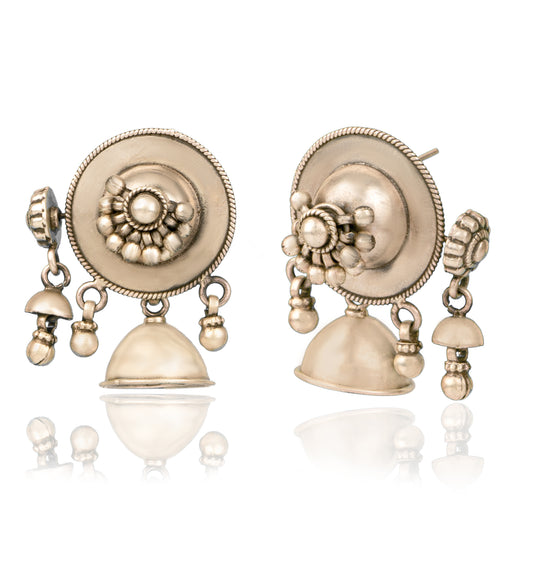 925 Sterling Silver Signature Fusion Jhumki