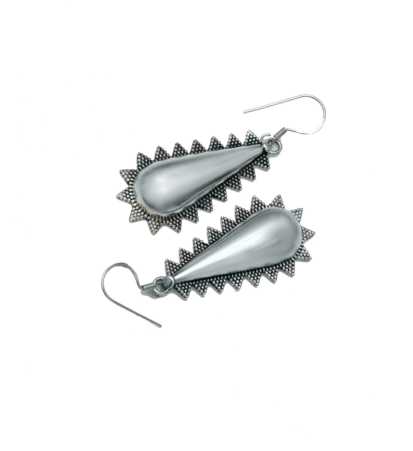 925 Silver Rawa Earrings - Neeta Boochra Jewellery