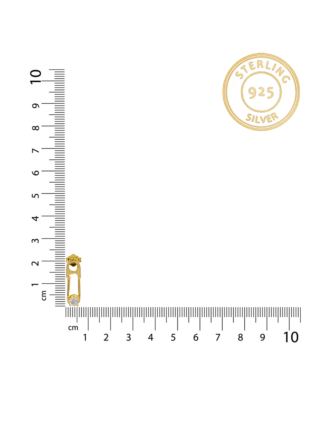 Modern Pin-Shaped Rainbow Moonstone Studs