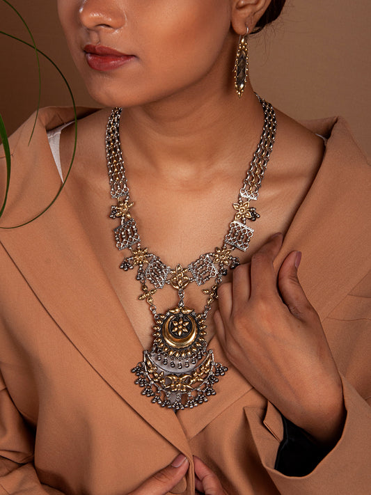 Svarnam Tribal Long Necklace