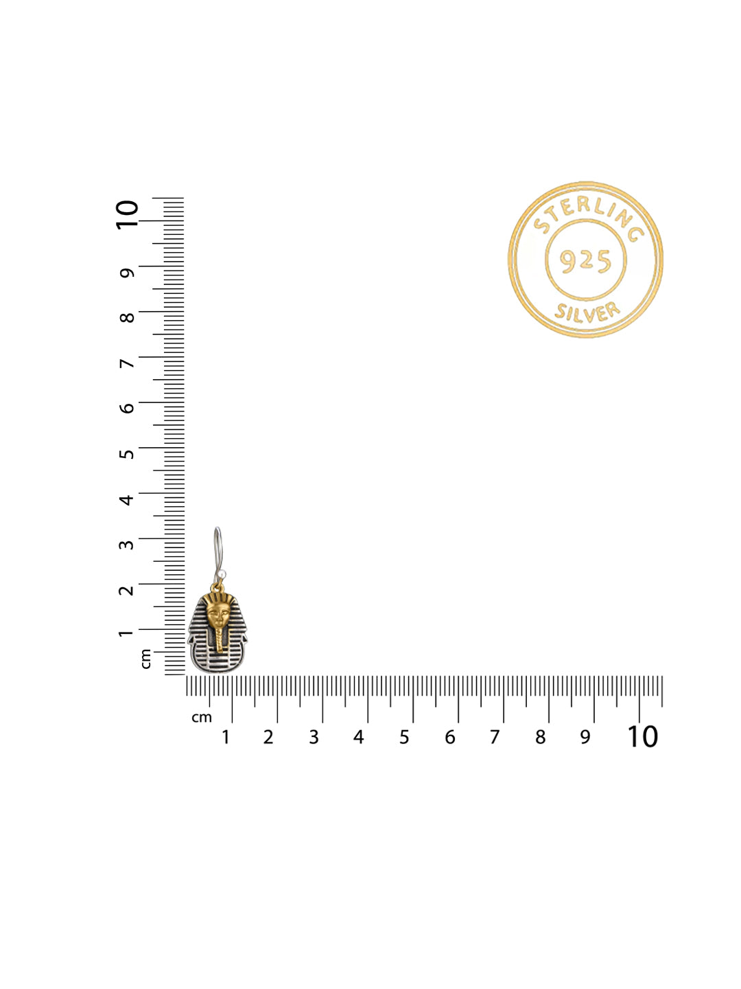 Egyptian Two Toned Danglers