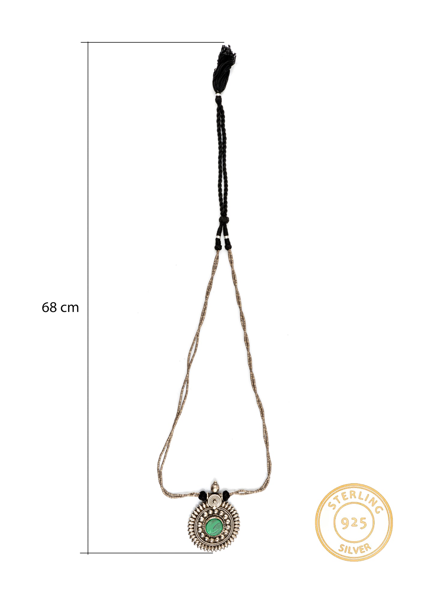 925 Sterling Silver Sunflower Necklace