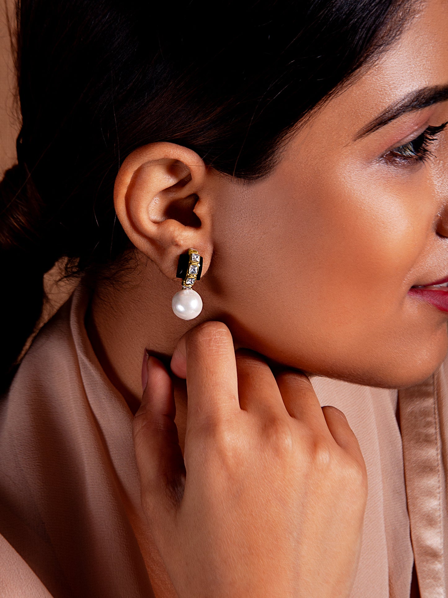 Aurora Black Onyx Drop Earrings