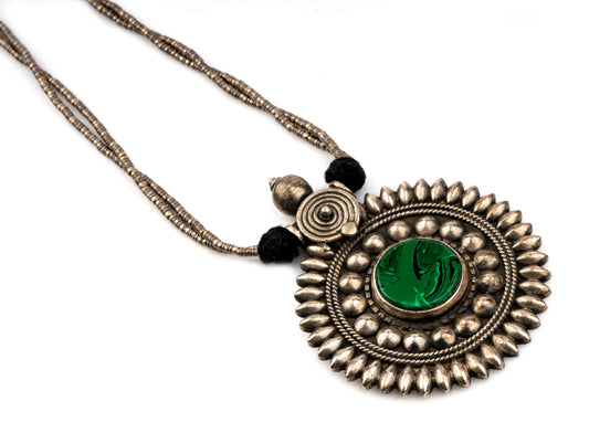 925 Sterling Silver Sunflower Necklace