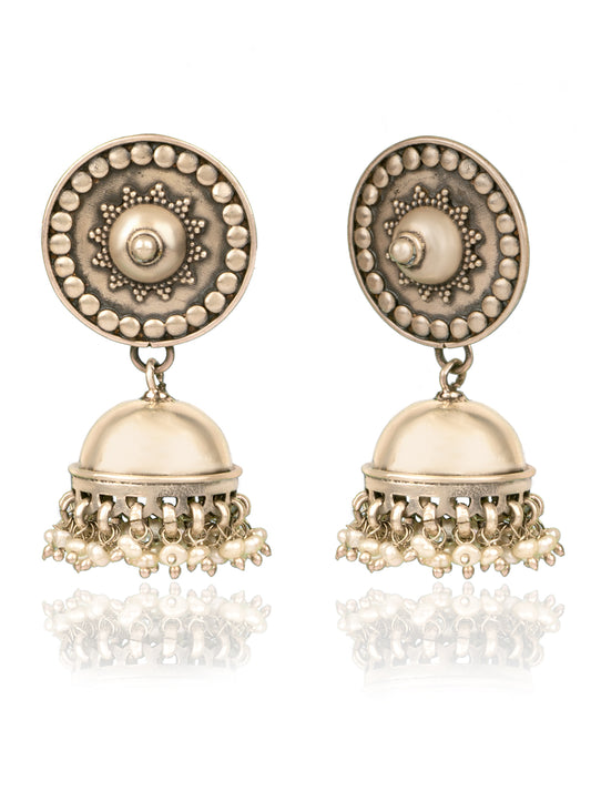 925 Sterling Silver Signature Jhumki