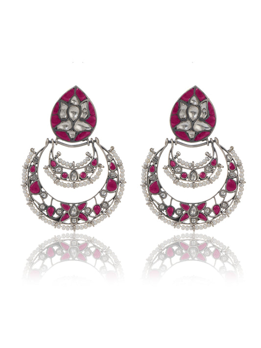 NB Signature Lotus Motif Chaandbali