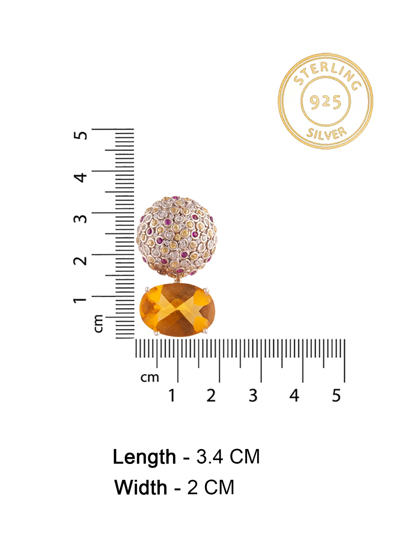 Aurora Citrine Earrings