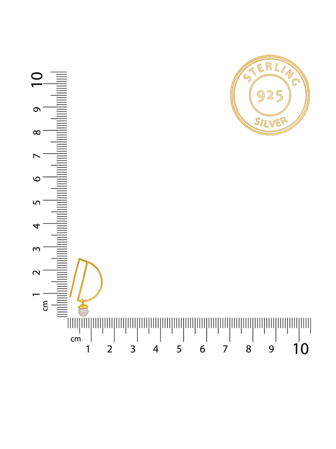 Fine Rawa Studs with Ruby and Pearl