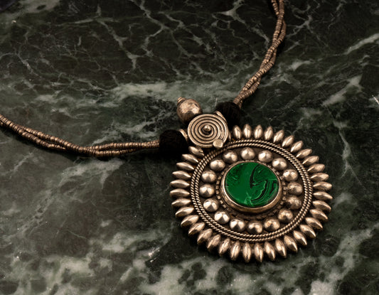 925 Sterling Silver Sunflower Necklace