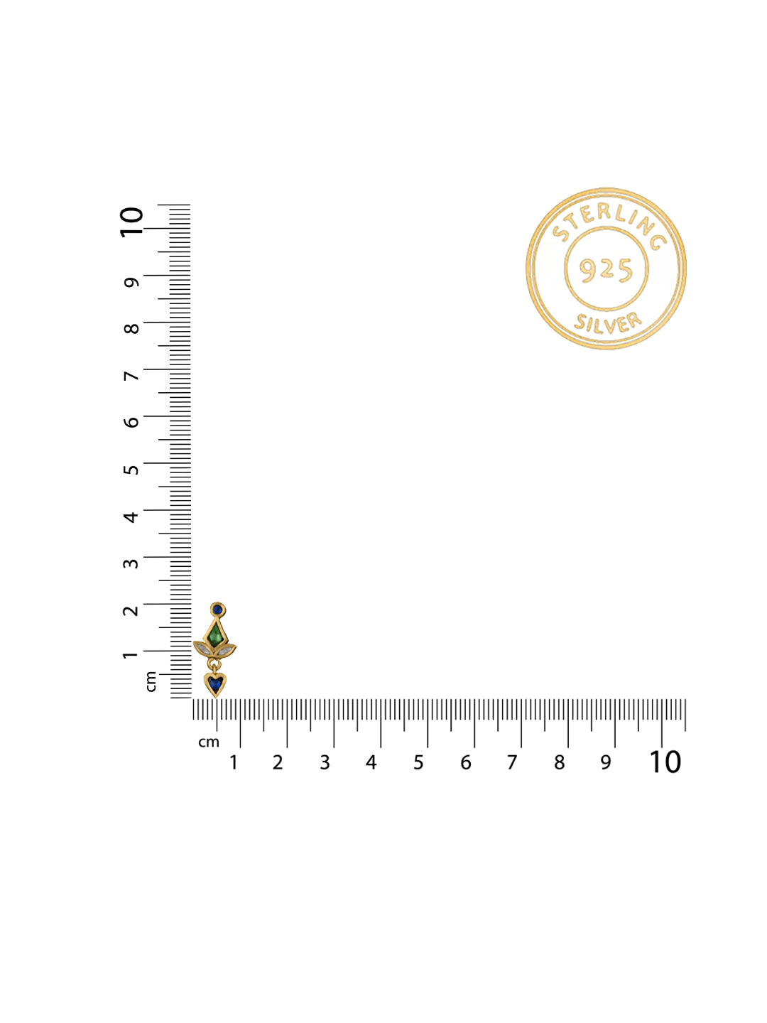 Small Kundan Gold Plated Studs