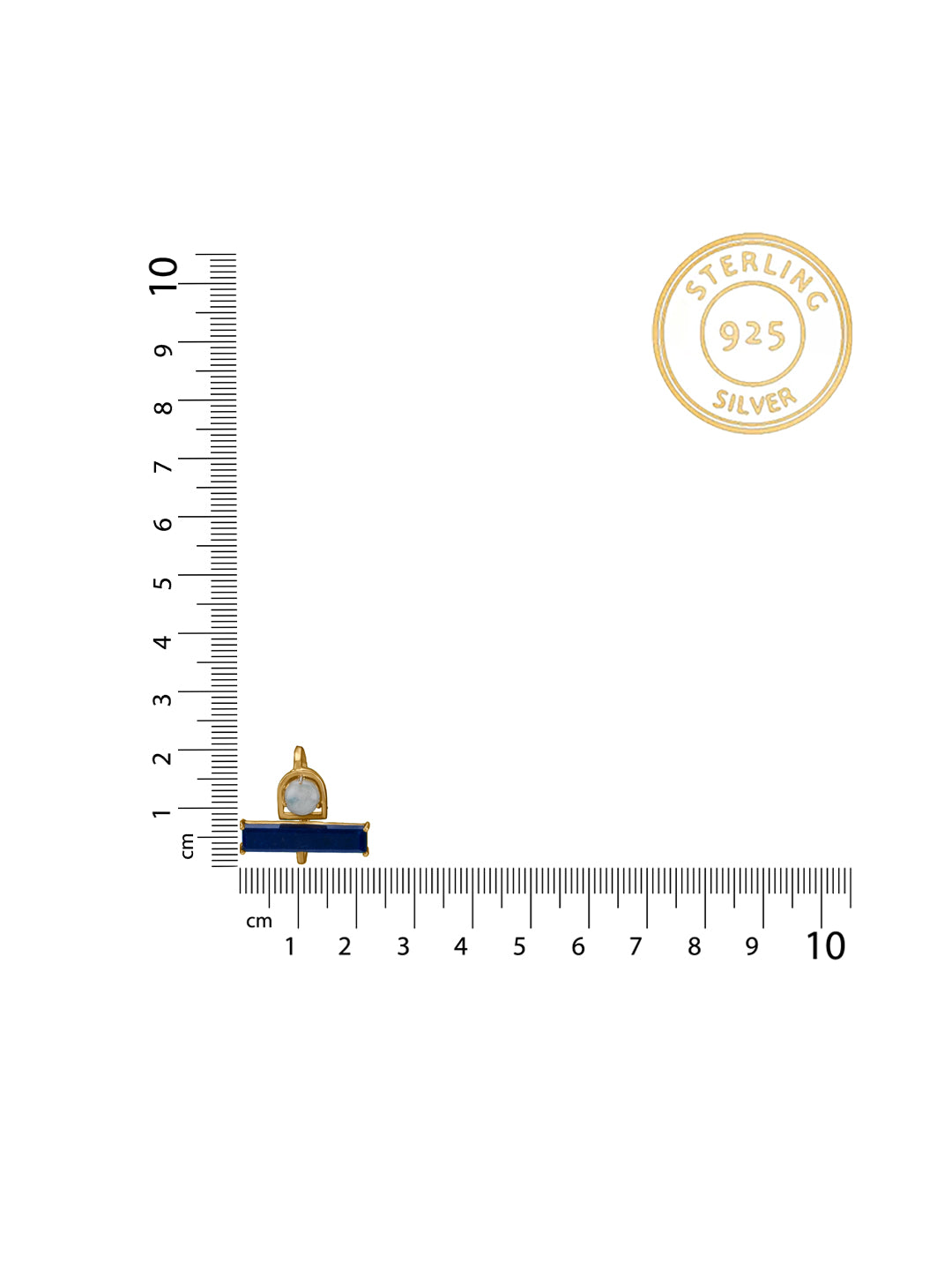 Blue Lapis and Pearl Lightweight Ring