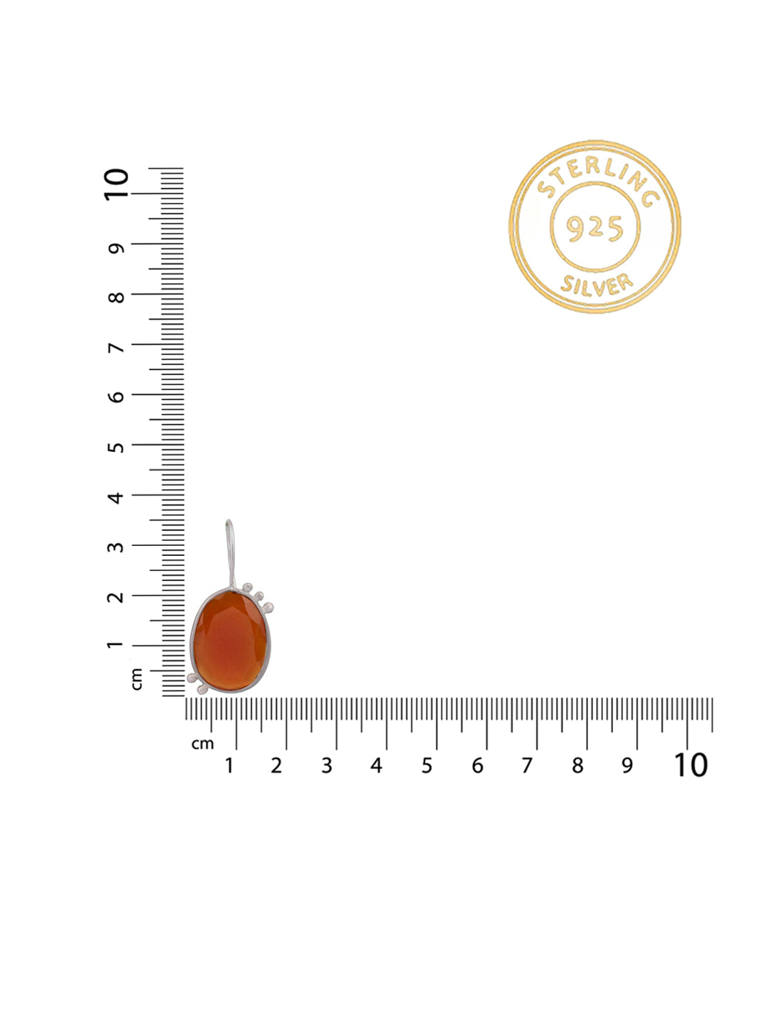 Modern Chalcedony Dangler Earrings