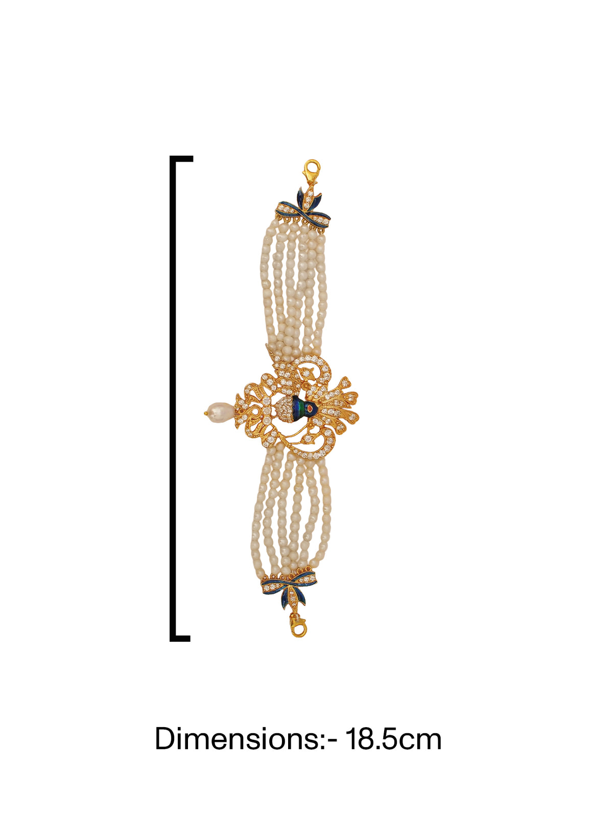 The Morni Haar — Necklace + Earring + Bracelet Set view 3