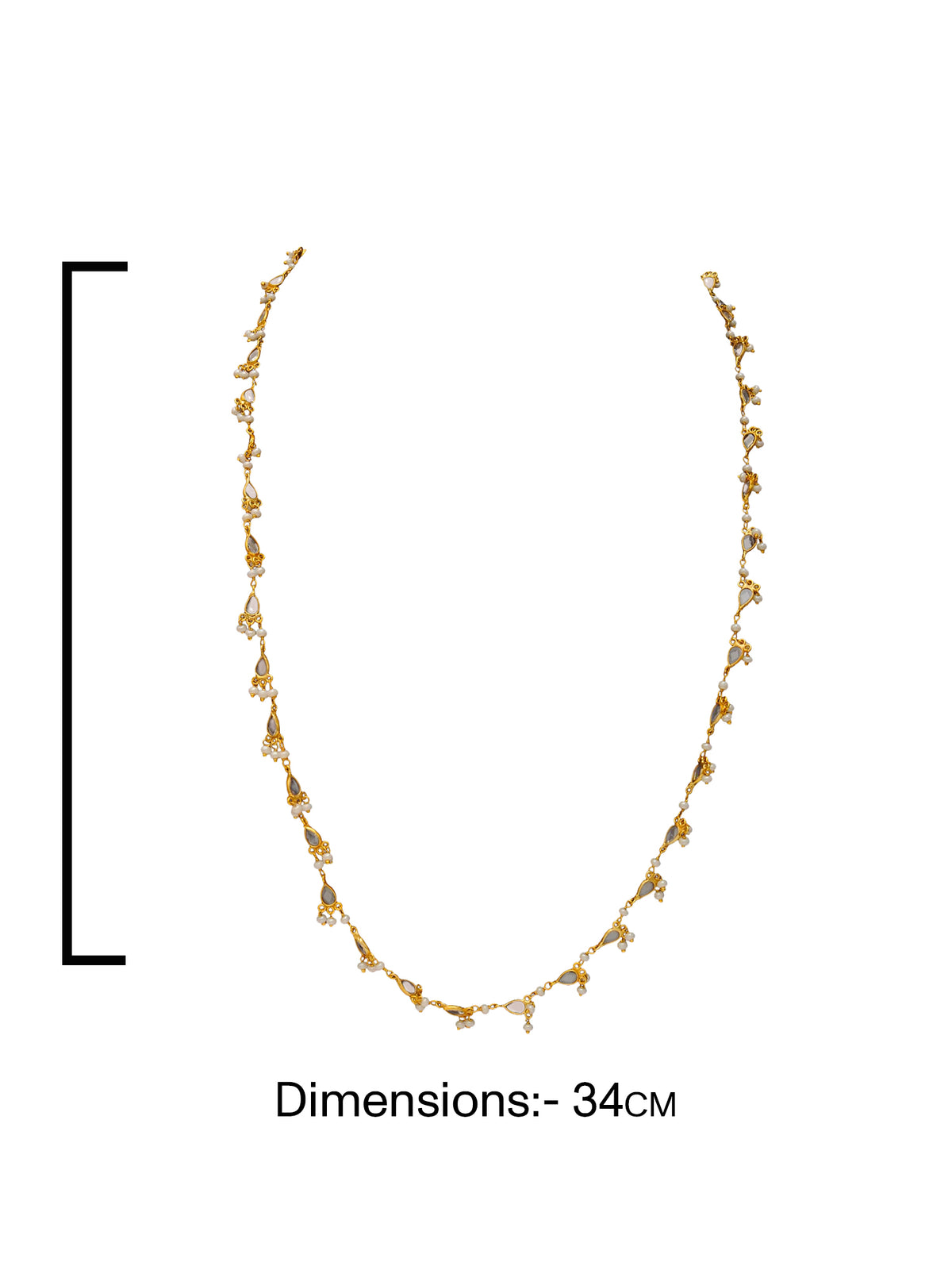 Suhana Pear Crystal Link Haar view 5
