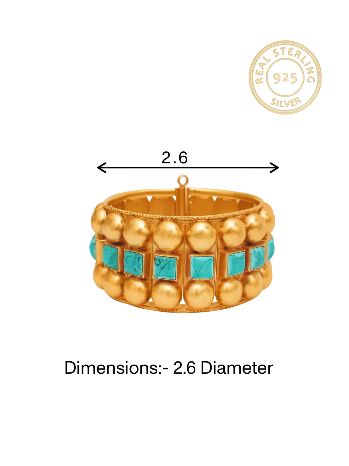 The Firoza Bangle view 3