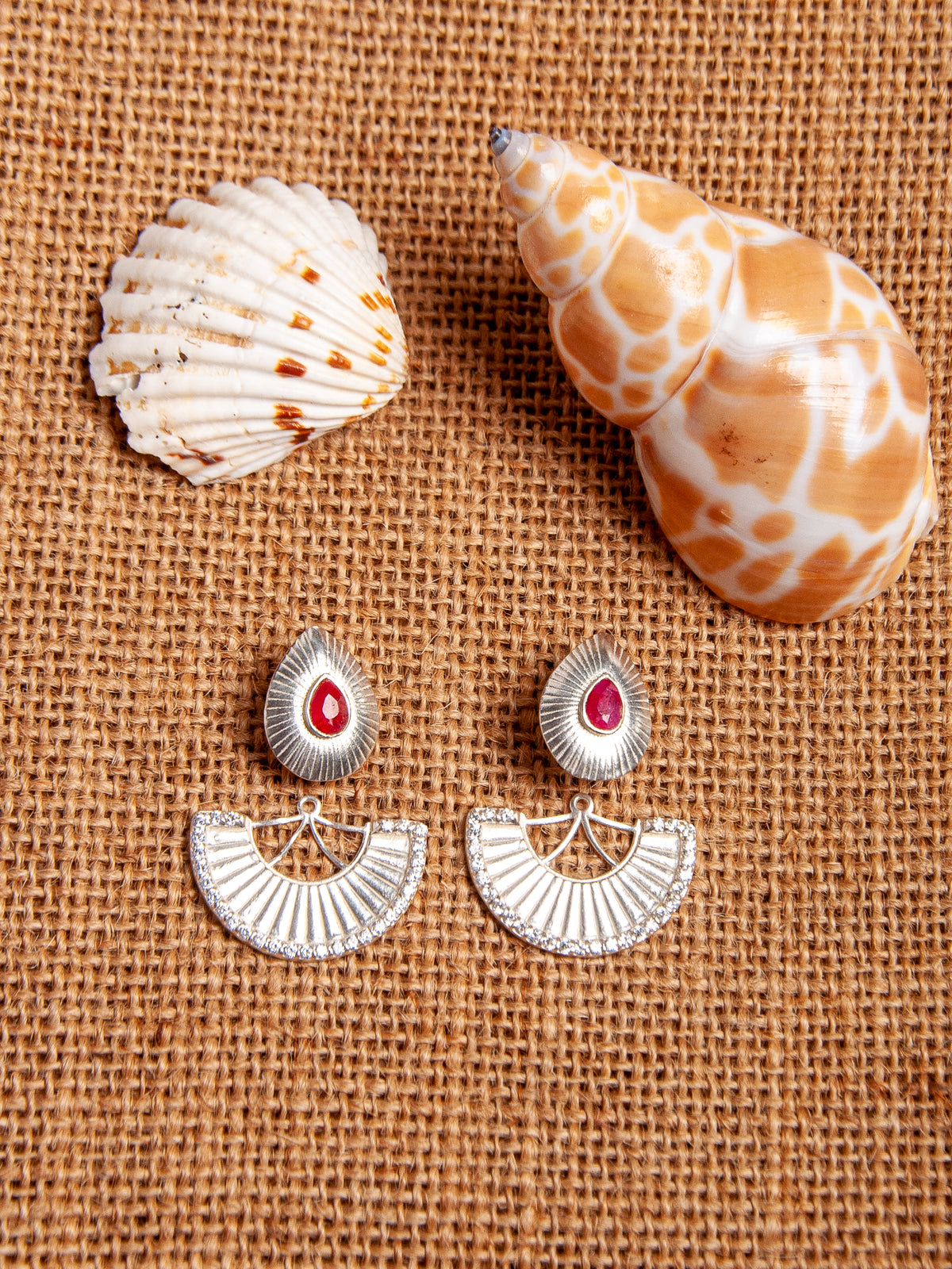 Dual Glam : Gemstone Duo Earring view 2