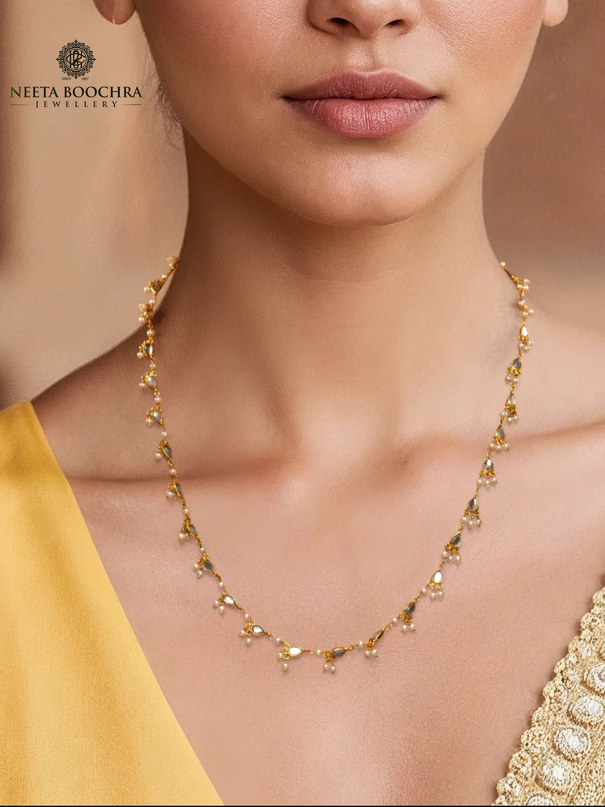 Suhana Pear Crystal Link Haar view 1