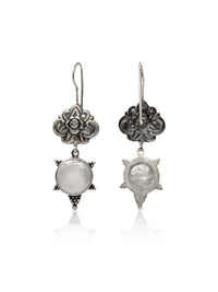 Chandrika 925 Silver Aabha Dangler Earrings view 3