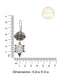Chandrika 925 Silver Aabha Dangler Earrings