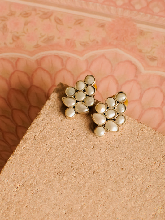 The Angoori — 925 sterling silver earrings by Neeta Boochra, Jaipur