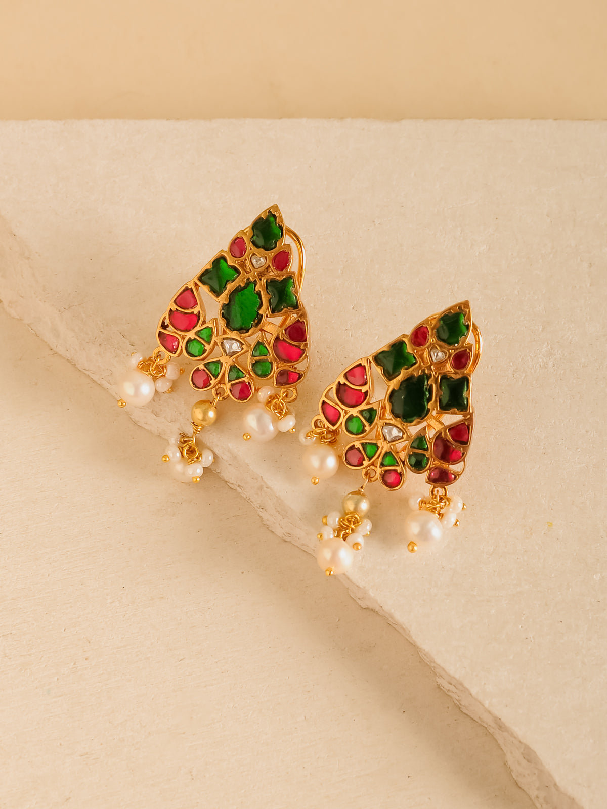 The Panna Patta Studs view 1