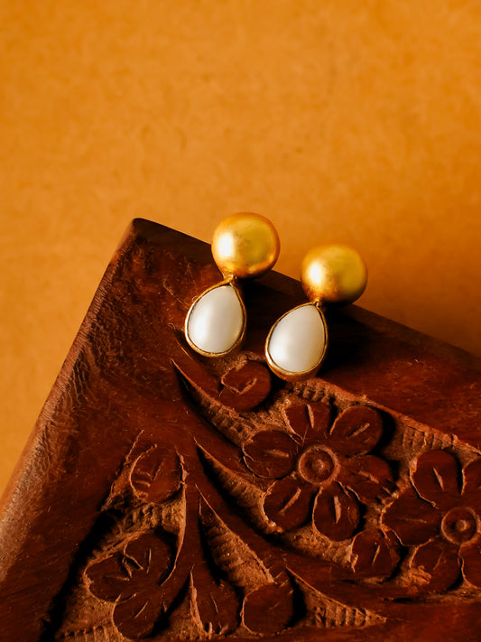 The Moti Yugal — 925 sterling silver earrings by Neeta Boochra, Jaipur