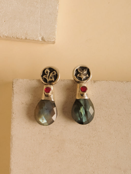 The Indra Boond — 925 sterling silver earrings by Neeta Boochra, Jaipur